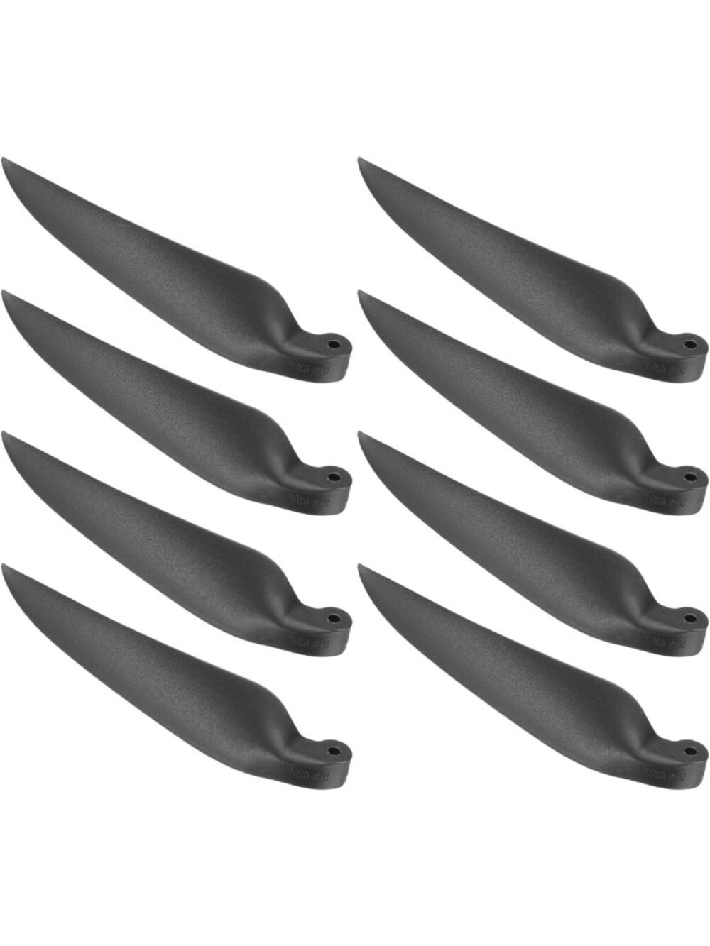 9x6 Inch RC Glider Propeller Replacement Blades - Nylon Folding Props, 4 Pairs